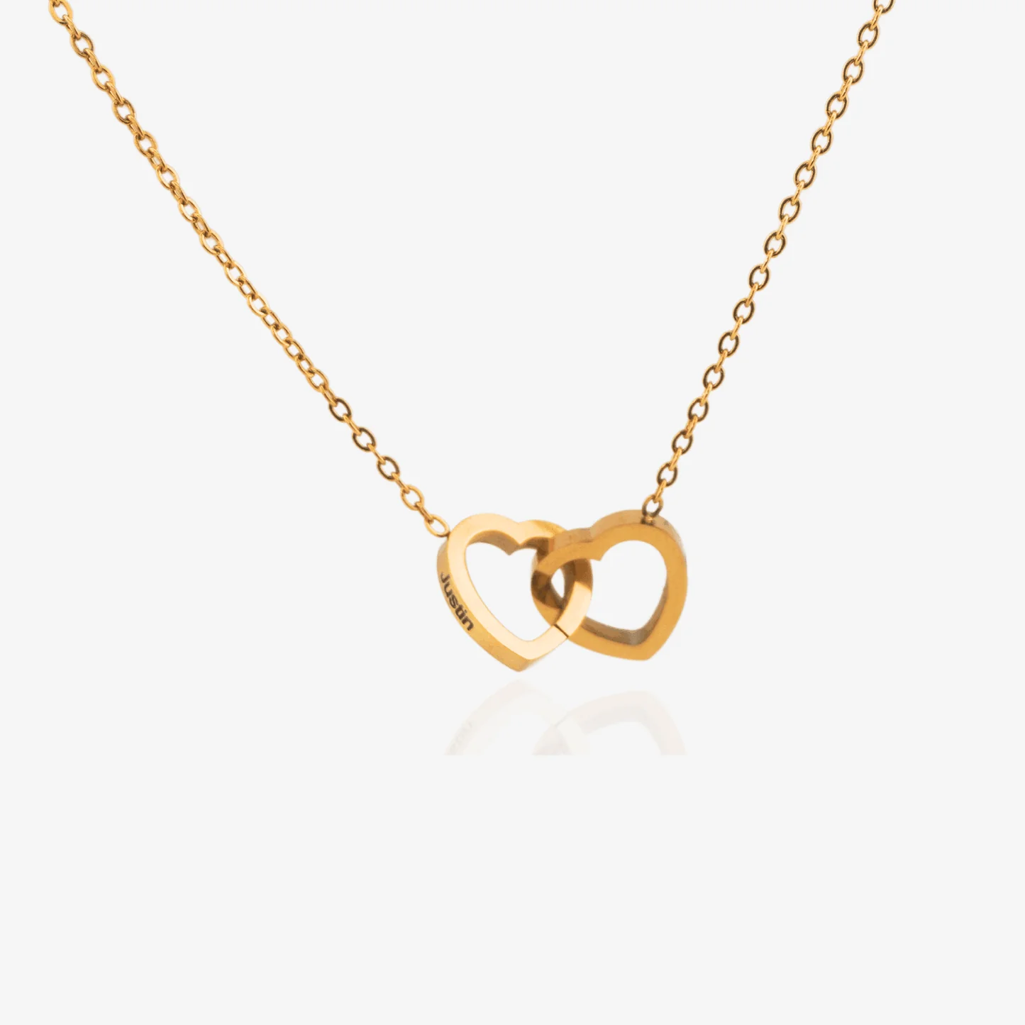 Urso com Rosa Eterna & Colar Gravado com Nomes