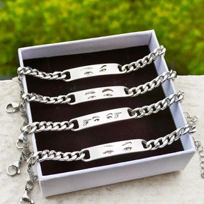 Olhos eternos - Pulseira com Foto Personalizada
