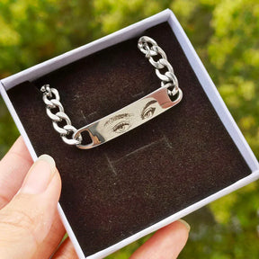 Olhos eternos - Pulseira com Foto Personalizada