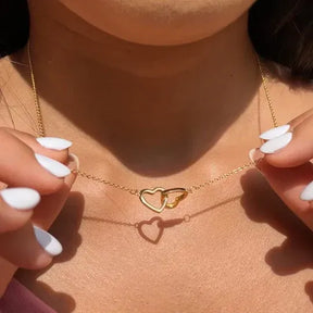Urso com Rosa Eterna & Colar Gravado com Nomes